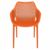 Air XL Outdoor Dining Arm Chair Orange ISP007-ORA #3