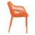 Air XL Outdoor Dining Arm Chair Orange ISP007-ORA #4