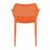 Air XL Outdoor Dining Arm Chair Orange ISP007-ORA #5