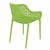 Air XL Outdoor Dining Arm Chair Tropical Green ISP007-TRG #2