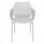 Air XL Outdoor Dining Arm Chair White ISP007-WHI #3