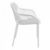 Air XL Outdoor Dining Arm Chair White ISP007-WHI #4