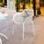 Air XL Outdoor Dining Arm Chair White ISP007-WHI #7