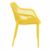 Air XL Outdoor Dining Arm Chair Yellow ISP007-YEL #4