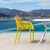 Air XL Outdoor Dining Arm Chair Yellow ISP007-YEL #7