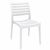 Ares Bistro Set with Sky 24" Square Folding Table White S009114-WHI #2