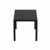 Ares Rectangle Outdoor Dining Table 55 inch Black ISP186-BLA #3
