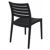 Ares Resin Outdoor Dining Chair Black ISP009-BLA #2