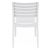 Ares Resin Outdoor Dining Chair White ISP009-WHI #2