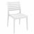 Ares Resin Rectangle Outdoor Dining Set 7 Piece with Side Chairs White ISP1861S-WHI #3