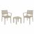 Artemis Conversation Set with Ocean Side Table Taupe S011066-DVR #2