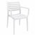 Artemis Dining Set with Sky 27" Square Table White S011108-WHI #2