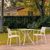 Artemis Outdoor Dining Set with 2 Arm Chairs White ISP7000S
