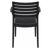 Artemis Resin Outdoor Dining Arm Chair Black ISP011-BLA #3