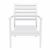 Artemis XL Outdoor Club Chair White with Charcoal Cushion ISP004-WHI-CCH #3