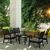 Artemis XL Outdoor Club Seating set 5 Piece Black with Taupe Cushion ISP004S5