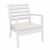 Artemis XL Outdoor Club Seating set 5 Piece White with Natural Cushion ISP004S5-WHI-CNA #2