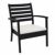 Artemis XL Outdoor Club Seating set 7 Piece Black with Natural Cushion ISP004S7-BLA-CNA #4