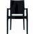 Arthur Glossy Polycarbonate Arm Chair Black ISP053-GBLA #2
