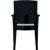 Arthur Glossy Polycarbonate Arm Chair Black ISP053-GBLA #3