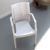 Arthur Glossy Polycarbonate Arm Chair White ISP053-GWHI #4