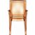 Arthur Transparent Polycarbonate Arm Chair Amber ISP053-TAMB #2