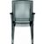 Arthur Transparent Polycarbonate Arm Chair Black ISP053-TBLA #4