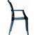 Arthur Transparent Polycarbonate Arm Chair Black ISP053-TBLA #5