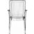 Arthur Transparent Polycarbonate Arm Chair Clear ISP053-TCL #3