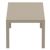 Atlantic Dining Table 55"-83" Extendable Taupe ISP762-DVR #7