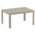 Atlantic Dining Table 55"-83" Extendable Taupe ISP762