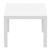 Atlantic Dining Table 55"-83" Extendable White ISP762-WHI #3