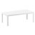 Atlantic Dining Table 55"-83" Extendable White ISP762-WHI #5