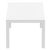 Atlantic Dining Table 55"-83" Extendable White ISP762-WHI #7