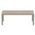 Atlantic XL Dining Table 83"-110" Extendable Taupe ISP764-DVR #2