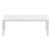 Atlantic XL Dining Table 83"-110" Extendable White ISP764-WHI #2