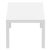Atlantic XL Dining Table 83"-110" Extendable White ISP764-WHI #3