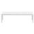 Atlantic XL Dining Table 83"-110" Extendable White ISP764-WHI #6