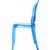 Baby Elizabeth Polycarbonate Kids Chair Transparent Blue ISP051-TBLU #3