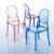 Baby Elizabeth Polycarbonate Kids Chair Transparent Blue ISP051-TBLU #7