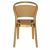 Bee Polycarbonate Dining Chair Transparent Amber ISP021-TAMB #3