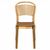 Bee Polycarbonate Dining Chair Transparent Amber ISP021-TAMB #4