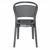 Bee Polycarbonate Dining Chair Transparent Black ISP021-TBLA #2