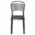 Bee Polycarbonate Dining Chair Transparent Black ISP021-TBLA #4