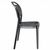 Bee Polycarbonate Dining Chair Transparent Black ISP021-TBLA #5