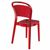 Bee Polycarbonate Dining Chair Transparent Red ISP021-TRED #3