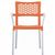 Bella Outdoor Arm Chair Orange ISP040-ORA #4