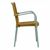 Bella Outdoor Arm Chair Teak ISP040-TEA #3