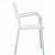 Bella Outdoor Arm Chair White ISP040-WHI #6