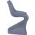 Bloom Contemporary Dining Chair Dark Gray ISP048-DGR #2